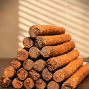 Hawan Samidha Sticks Made with Pure Cow Dung & Panch Gavya - 21 Piece